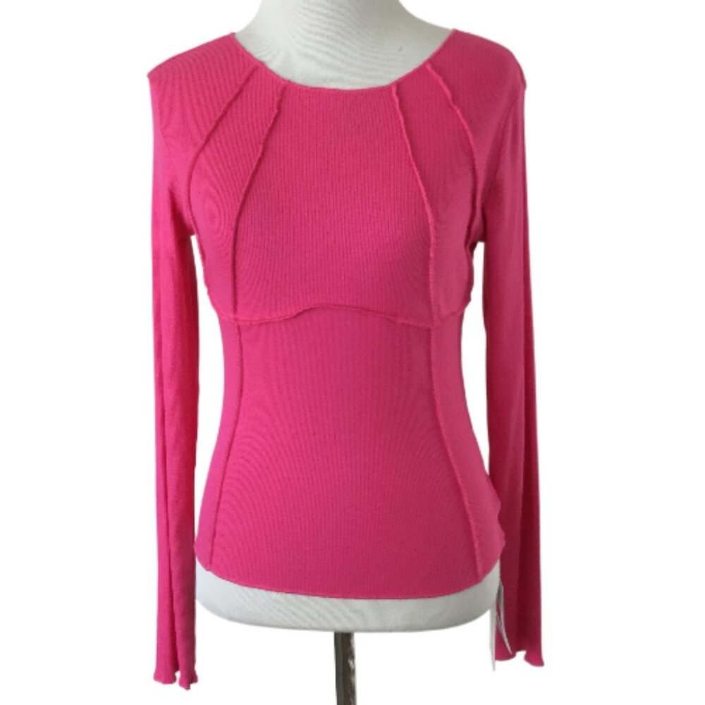 NWT Commense Hot Pink Top m